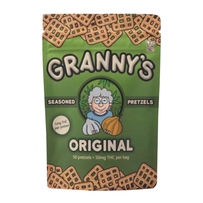 granny's original 50mg thc pretzels