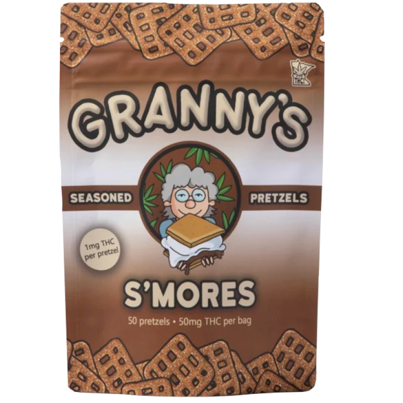 Granny's S'mores THC seasoned pretzles